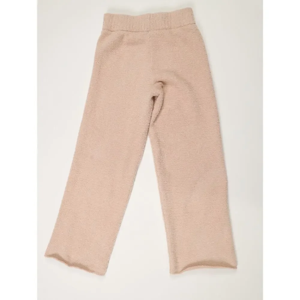 UGG Sherpa Fluff Hoodie & Wide Leg Lounge Set Pink Cozy Luxe Matching Set S
